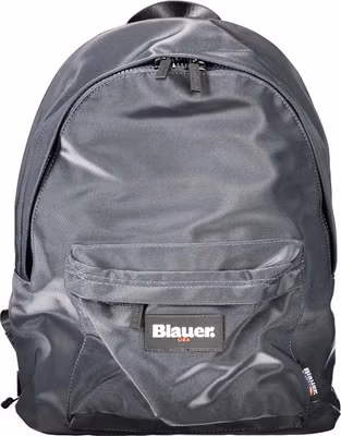 Blue Polyester Men's Backpack