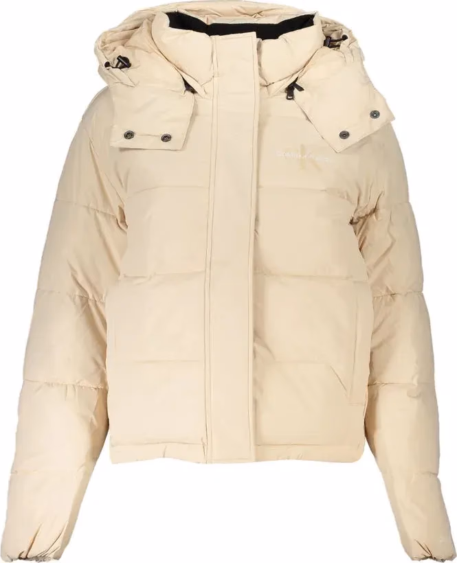 Calvin Klein Beige Polyester Women Jacket