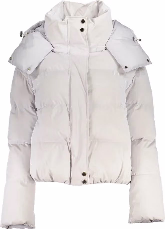 Patrizia Pepe Bianco Poliuretano Women's Jacket