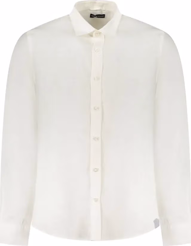 North Sails Bianco Linen Men Shirt