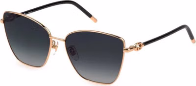 Gold Metal Women Sunglass