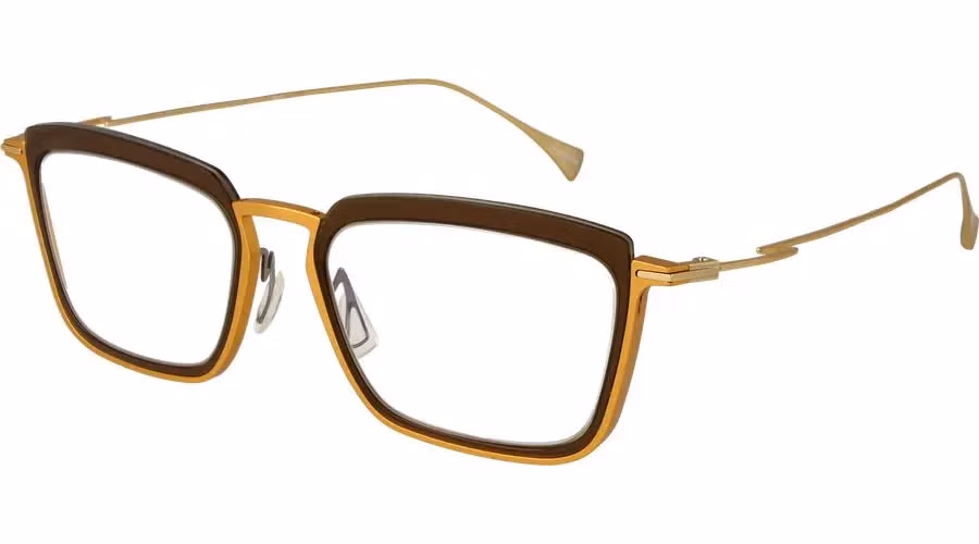 Yohji Yamamoto Gold Metal Glasses (Frames)