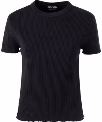 Black Silk T-Shirt