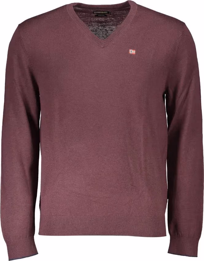 Napapijri Rosso Wool Men Sweater
