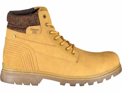 Giallo Poliestere Mens Stivaletto