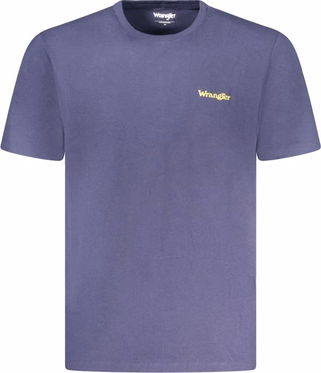 Wrangler Blue Cotton Men's T-Shirt