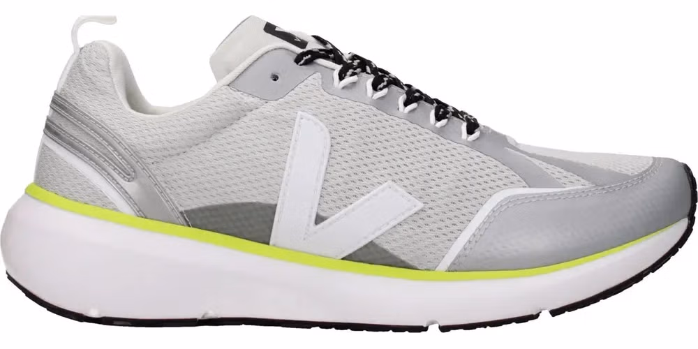 Veja Gray Fabric Athletic Sneakers