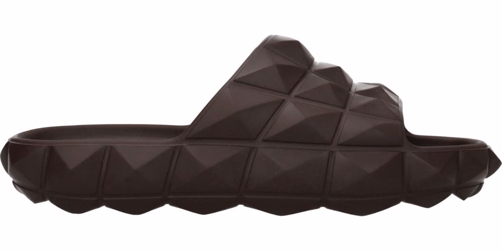 Valentino Garavani Brown Cotton Slippers