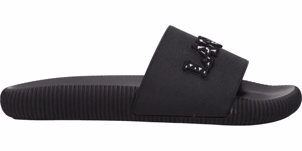 Lanvin Black Cotton Slippers