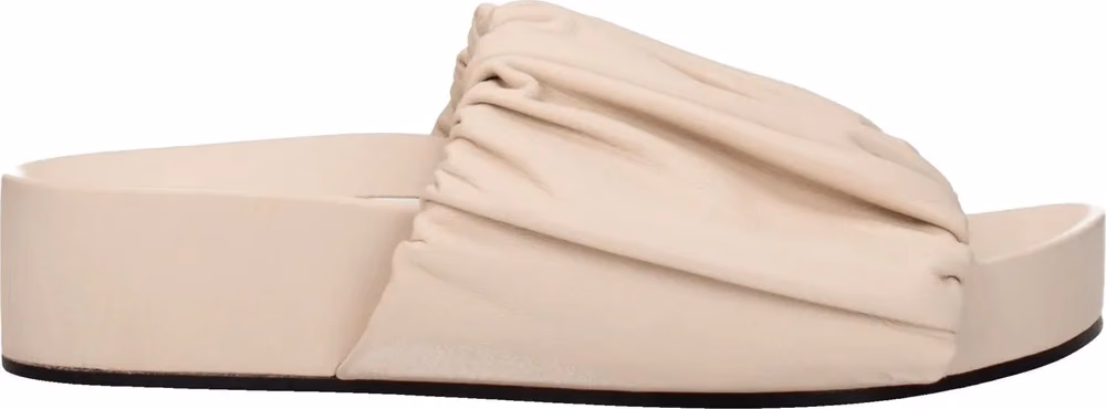 Jil Sander Pink Leather Slippers