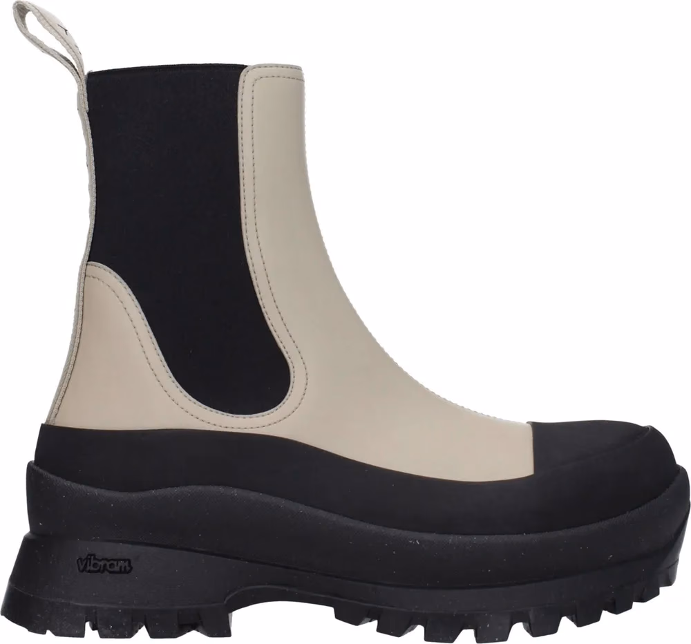 Stella McCartney Black Leather Ankle Boots