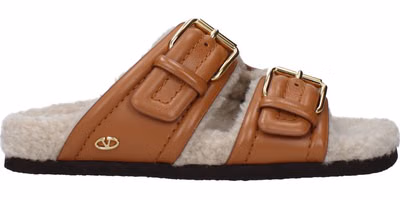 Brown Leather Slippers