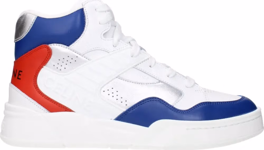 Celine White Leather Athletic Sneakers