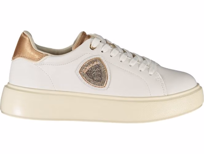 Blauer Bianco Poliuretano Donna Sneaker