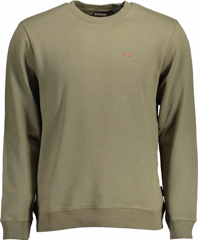 Napapijri Verde Cotton Men's Sweatshirt