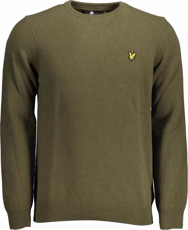 Lyle & Scott Verde Wool Mens Sweater