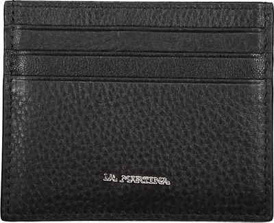 Black Leather Men Wallet Holder