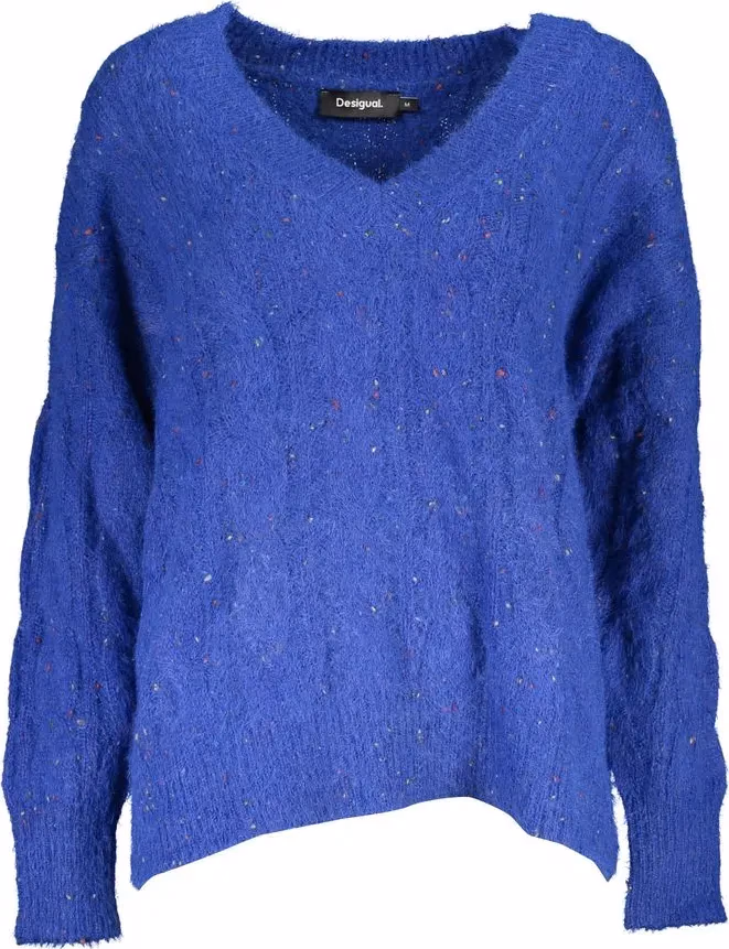 Desigual Blue Acrylic Women Sweater