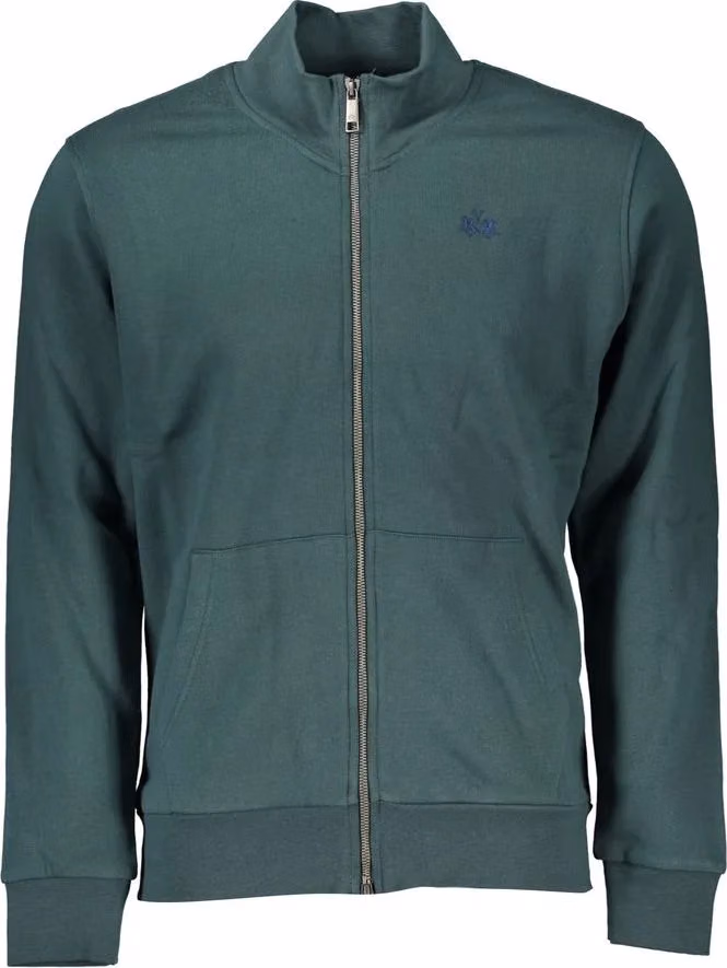 La Martina Verde Cotton Men Sweatshirt