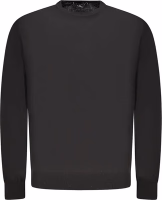 Black Wool Mens Sweater