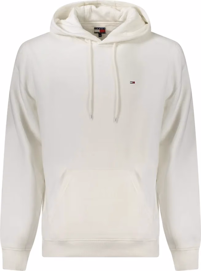 Tommy Hilfiger Bianco Cotton Men's Hoodie Sweatshirt