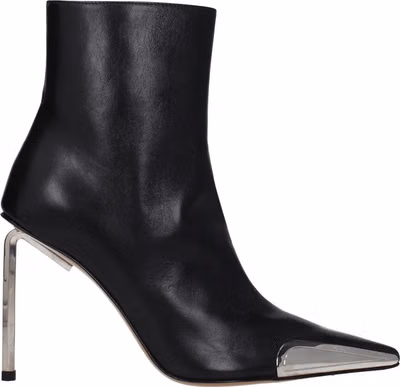 Black Leather Ankle Boots