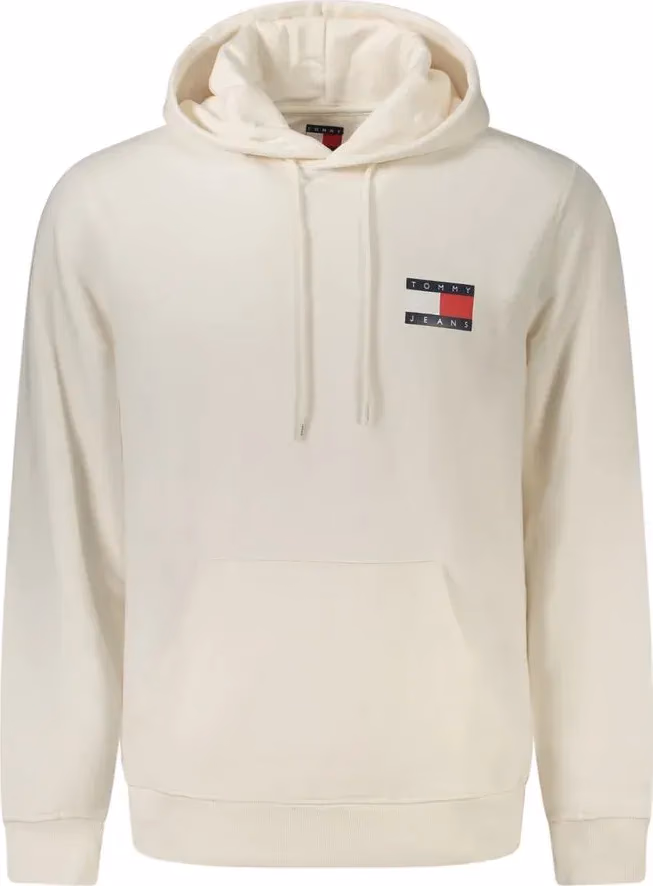 Tommy Hilfiger White Cotton Men's Hooded Sweatshirt