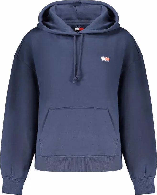 Tommy Hilfiger Blue Cotton Women Sweatshirt