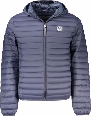 Blue Polyamide Men's Jacket