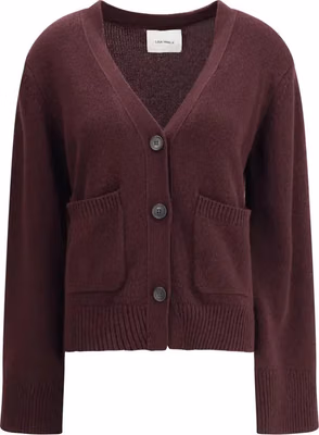 Purple Cashmere Cardigan