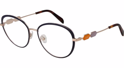 Blue Metal Glasses (Frames)