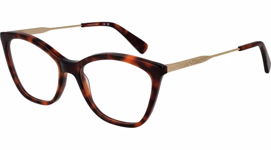 Longchamp Brown Metal & Plastic Glasses (Frames)