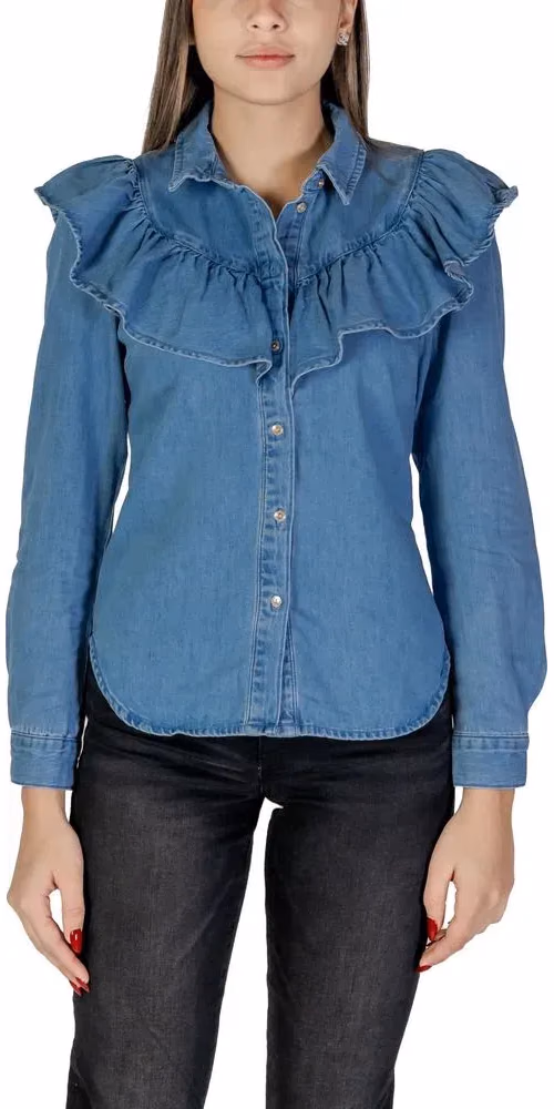 Only Blue Cotton Blouse