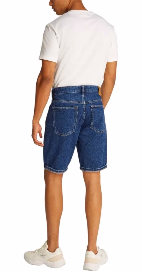 Calvin Klein Jeans Blue Cotton Bermuda Shorts