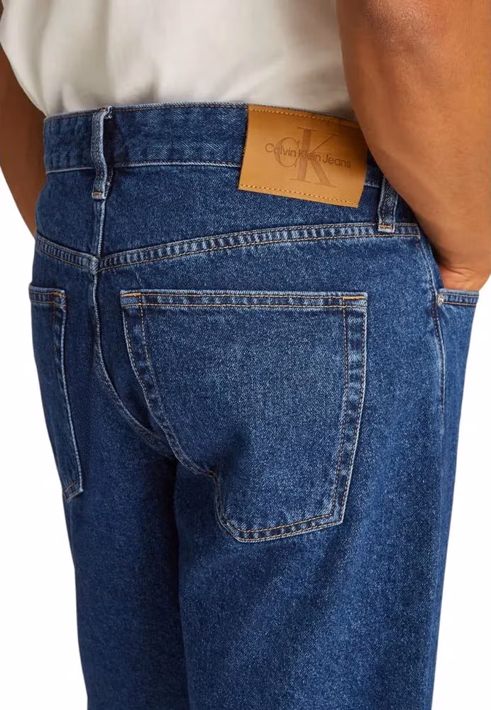 Calvin Klein Jeans Blue Cotton Bermuda Shorts