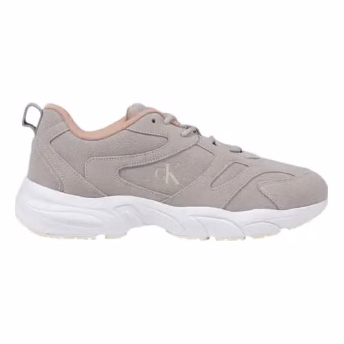 Calvin Klein Jeans Gray Artificial Leather Athletic Sneakers