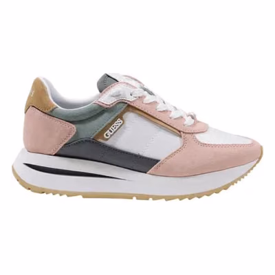 Multicolor Polyester Athletic Sneakers
