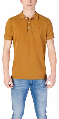 Bronze Cotton Polo Shirt