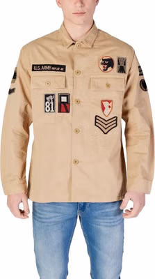 Beige Denim Shirt