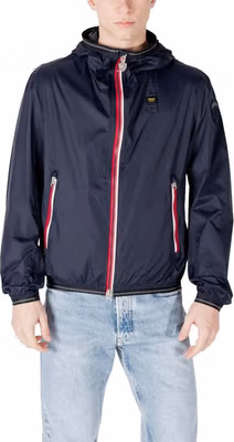 Blue Polyamide Shell Jacket