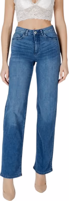Blue Cotton Relaxed Fit Jeans