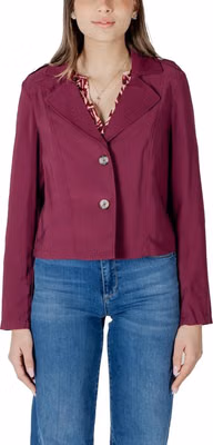 Purple Viscose Coat