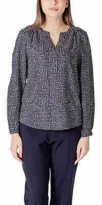 Blue Viscose Blouse