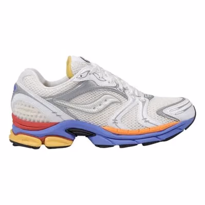 White Synthetic Athletic Sneakers