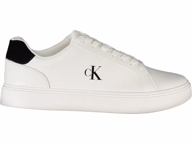 Calvin Klein Bianco Polyurethane Men Sneaker