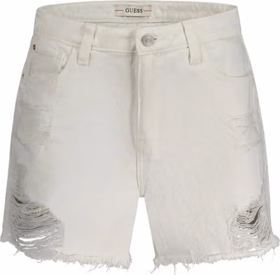 White Cotton Women's Short
