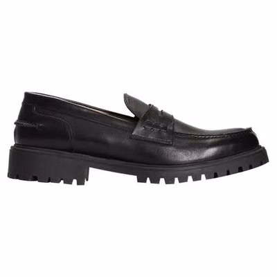 Black Calfskin Men Loafer