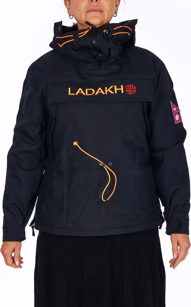 Ladakh Black Polyester Women Jacket