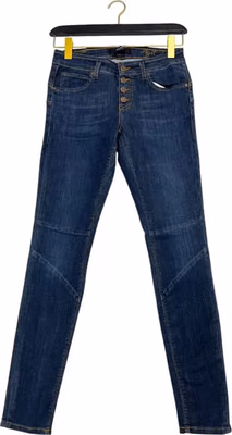 Blue Cotton Women's Jeans