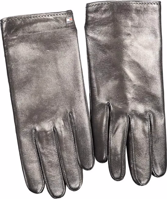 Tommy Hilfiger Black Leather Men's Glove